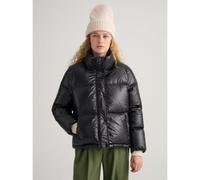 GANT Womens Ebony Black Cropped Down Jacket