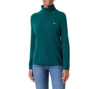 GANT Women's Extra fine Lambswool Rollneck Pullover Sweater, deep Forest, S