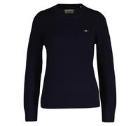 GANT Women's Knit Pullover - Classic Cotton C-Neck,Crew Neck, Fine Knit, Tree