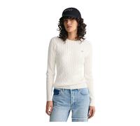 Gant Womens/Ladies Cable Knit Cotton Crew Neck Pullover GT16939