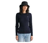 Gant Womens/Ladies Cable Knit Cotton Crew Neck Pullover GT16939