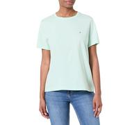 GANT Women's Printed Archive Shield T-Shirt, Faded Mint, S