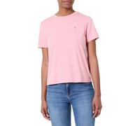 GANT Women's Printed Archive Shield T-Shirt, Geranium Pink, M