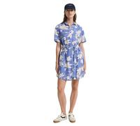 GANT Women's Reg Linen Floral Print Shirt Dress, Sailor Blue, 8