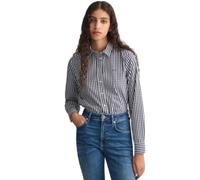 GANT Women's Reg Poplin Gingham Shirt Blouse