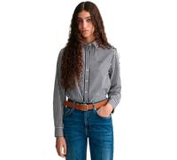 GANT Women's Reg Poplin Striped Shirt Blouse, Classic Blue, 12