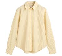 GANT Women's REG POPLIN Striped Shirt, Dusty Yellow, 14
