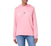 GANT Women's Reg Shield Hoodie Hooded Sweatshirt, Geranium Pink, L