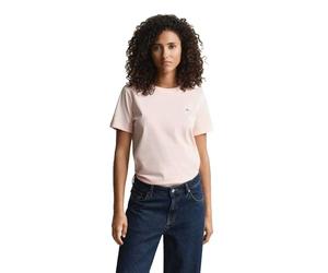 GANT Women's Reg Shield Ss T-Shirt, Peony Pink, M