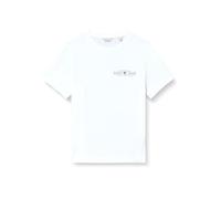 GANT Women's Reg Shield SS T-Shirt, White, Large