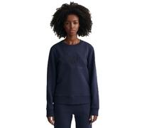 GANT Women's Reg Tonal Shield C-Neck Sweat Sweatshirt (Pack of 1), Evening Blue, S