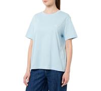 GANT Women's Reg Tonal Shield Ss T-Shirt, Blue Dawn, XXL