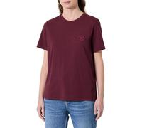 GANT Women's Reg Tonal Shield Ss T-Shirt, red, M
