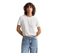 GANT Women's Reg Tonal Shield SS T-Shirt, White, XS