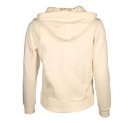 GANT Women's Reg Tonal Shield Zip Hoodie Hooded Sweatshirt , Linen,XXL