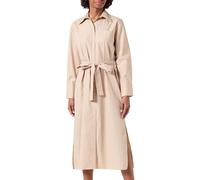 GANT Women's Rel Poplin Shirt Dress, Dry Sand, 10