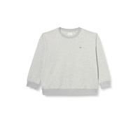 GANT Women's REL Shield C-Neck Sweat, Light Grey Melange, L