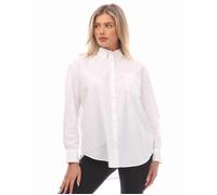 GANT Women's Relaxed Fit Luxury Poplin Shirt - White - Size: 18