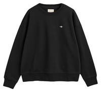 GANT Women's Shield C-Neck Sweat Sweatshirt, black, M