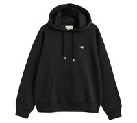 GANT Women's Shield Hoodie Hooded Sweatshirt, Black, L