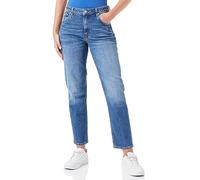 GANT Women's Straight Cropped Jeans, Mid Blue Broken in, 25