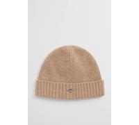 Gant Women's Unisex. Shield Wool Beanie Khaki Mel Gant Khaki One Size
