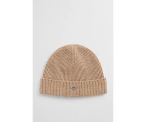 Gant Women's Unisex. Shield Wool Beanie Khaki Mel Gant Khaki One Size