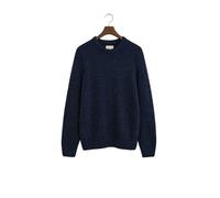 GANT Wool Blend Nepps Crew Neck Sweater - Large, Country Green