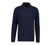 GANT Wool Rich Shawl Neck Jumper Dark Navy