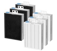 Ganteny 6-Pack 500/600 Series HEPA Filter Replacement Compatible with Blueair 500/600 Series Air Cleaner Purifiers 501 503 505 510 550E 555EB 601 603 605 650E Particle Filter