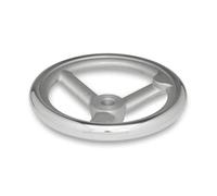 Ganter Normelemente | Aluminium Handwheel | DIN 950-AL-250-B26-A | Diameter d1: 250 mm; Bore D2: 26 mm