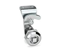 Ganter Normelemente GN 115.8-VK7-18-H1-CR-2 Hook Lock Actuation, Vk7: Assignment with Socket Wrench