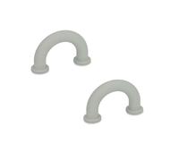 Ganter Normelemente , GN 224.3-10-40-B3,5-GR Finger Handle Furniture Pull Handle Pack of 2 Plastic Grey Hole Distance 40 mm