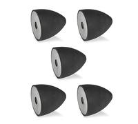 Ganter Normelemente GN 353-20-24-M6-E-55 Stop Buffer with Internal Thread, Black, Gewinde d2: M6