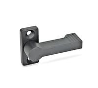 Ganter Normelemente GN 702-17-55-A-SW Lock Bolt with 4 Locking Positions Black Length 55 mm