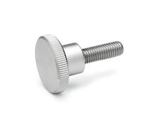 Ganter Normelemente High knurled screws, DIN 464-M8-30-NI, thread M8, thread length: 30 mm, stainless steel NI, 1 piece