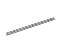 Ganter Normelemente | Ruler Stainless Steel | Self-Adhesive | Horizontal Arrangement | 150 mm | 1 Piece | GN 711-NI-150-W-L