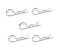 Ganter Normelemente Spring Pins Steel GN 1024-ST-4-E Pack of 5 Single Turn Diameter 4 mm