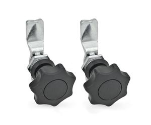 Ganter Standard Elements | A Lock with Control - Green 115 | Use with Star Handle Pack of 2, Black, GN 115-SG-8