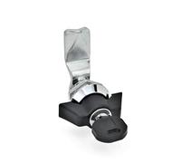 Ganter Standard Elements GN 115 SCK Matt 18/Lock with Cylinder Key Pack of 1, Black