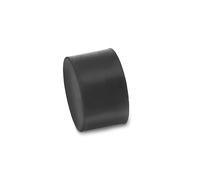 Ganter Standard Elements, GN 352 Bump Stop with Internal Thread, Natural Rubber, Black, GN 352-25-20-M6-E-55