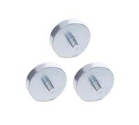 Ganter Standard Elements | Magnets with External Thread - GN 50.3 | Neodymium Iron Boron, Silver, GN 50.3-ND-16-M6