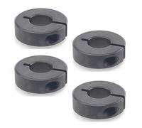 Ganter Standard Elements | Slotted Straining Screw Collars - GN 706.2 Sintered Steel, Black, GN 706.2-20-B6-ST