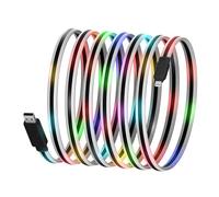 Gantok iPhone Charger Fast Charging LED Apple MFi Certified Lightning Cable Glowing Light up iPhone Charger Cord for iPhone 14/14 Pro/Max/13/12/11 Pro Plus,iPad Pro/Air/Mini,iPod Touch (3FT)