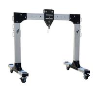 Gantry Crane,Mobile Gantry Crane - Aluminum Alloy - Maximum Load 2000KG/4409LBS - Beam Height Adjustable 8.7~13.6 FT - Portable Design