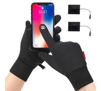 Gants de Travail Chauffants - Recharge USB, Imperméables et Antidérapants | Gants Mains Chauffants Compatibles Écran Tactile - Pour Hommes, Femmes, Randonnée, Vélo, Conduite, Froid, Ski, Camping, Spor