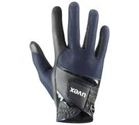 uvex Sumair - Flexible Riding Gloves for Men and Women - Durable - Breathable Material - Black-Blue - 7.5