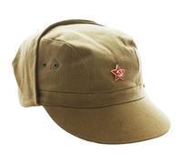 Ganwear Genuine USSR Soviet Russian Army Afghanistan War Military Uniform Tactical Baseball Cap Hat Fishing Hiking Red Star Badge