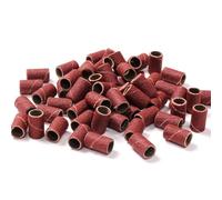 GANYKQ 100x Sanding Bands 80/120/150/180/240Grit Drill Sanding Bands For Remove Gel Nails Cuticles