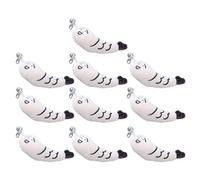 GANYKQ 10Pcs/Set Cats Teaser Toy for Wand Kits Bells- Cats Teaser Refills Wand Attachments Refills Cats Exercise